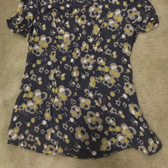Colorful Floral Boden Top size 10 - Picture 5 of 5